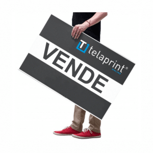 Placa Imobiliária </br> 700 x 500 mm